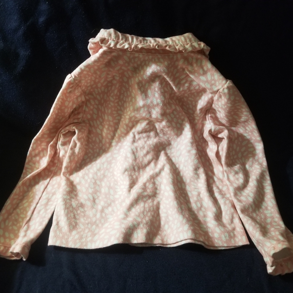 Cute dotted pink Carters kids pj set - Picture 2 of 8